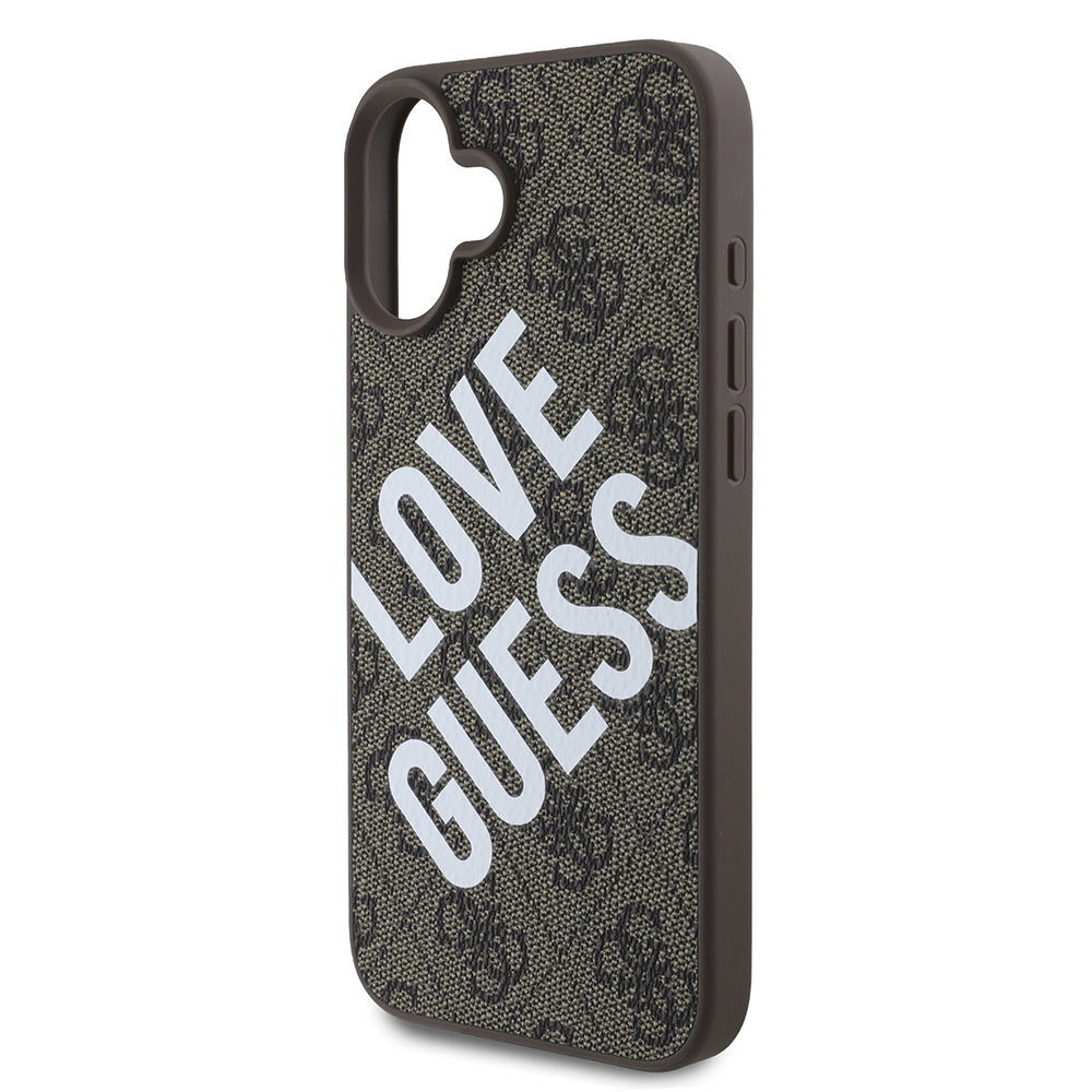 Apple iPhone 16 Plus Uyumlu Kılıf Guess Orjinal Lisanslı Big Love Guess Kapak - 10