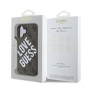 Apple iPhone 16 Plus Uyumlu Kılıf Guess Orjinal Lisanslı Big Love Guess Kapak - 12