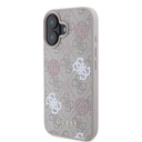 Apple iPhone 16 Plus Uyumlu Kılıf Guess Orjinal Lisanslı Magsafe Şarj Özellikli 4G Desenli Yazı Logolu Peony Kapak - 14