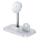 Benks W16 3in1 Telefon&Akıllı Saat&Kulaklık Kablosuz Şarj Standı - 4