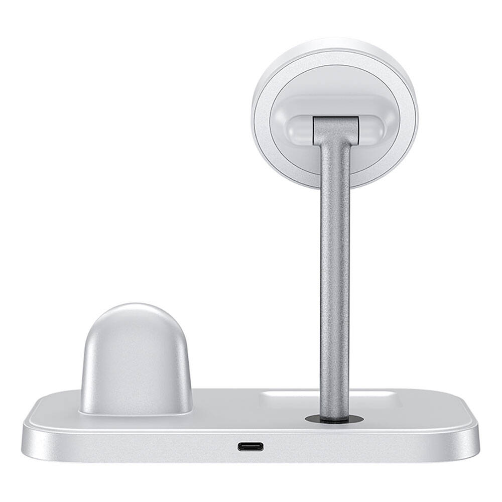 Benks W16 3in1 Telefon&Akıllı Saat&Kulaklık Kablosuz Şarj Standı - 11