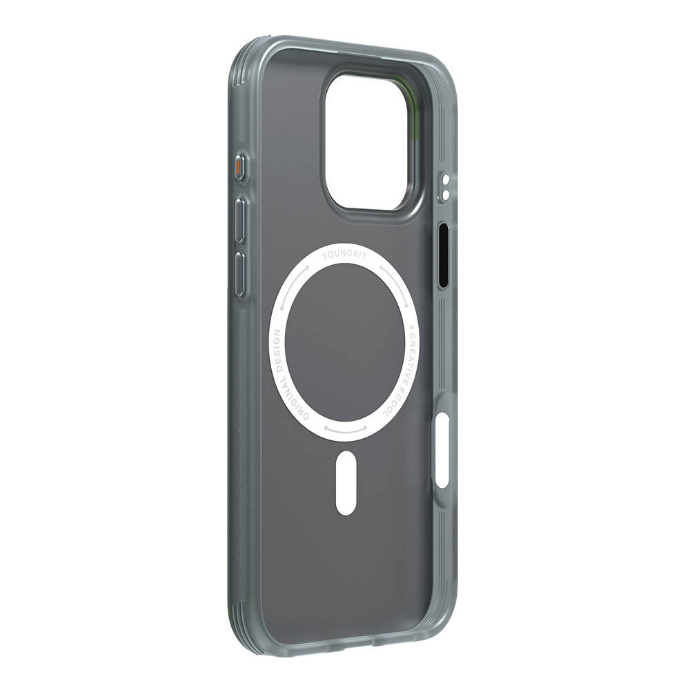 Apple iPhone 16 Pro Max Uyumlu Kılıf Magsafe Şarj Özellikli Spor Tasarımlı Youngkit Dynamic Serisi Kapak - 4