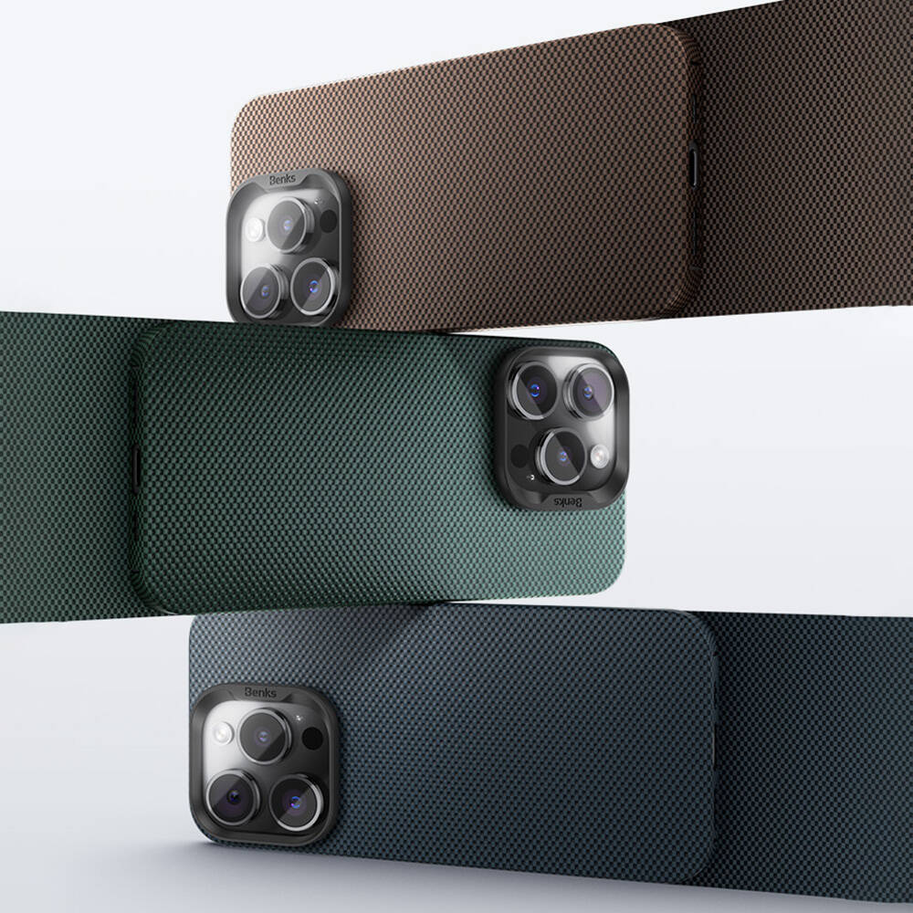 Apple iPhone 15 Pro Uyumlu Kılıf Benks ArmorTint Serisi ArmorAir Kevlar Kapak - 4