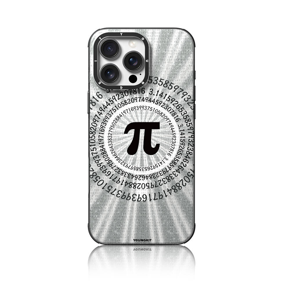 Apple iPhone 16 Pro Uyumlu Kılıf Magsafe Şarj Özellikli Youngkit Mathematical Serisi Kapak - 6