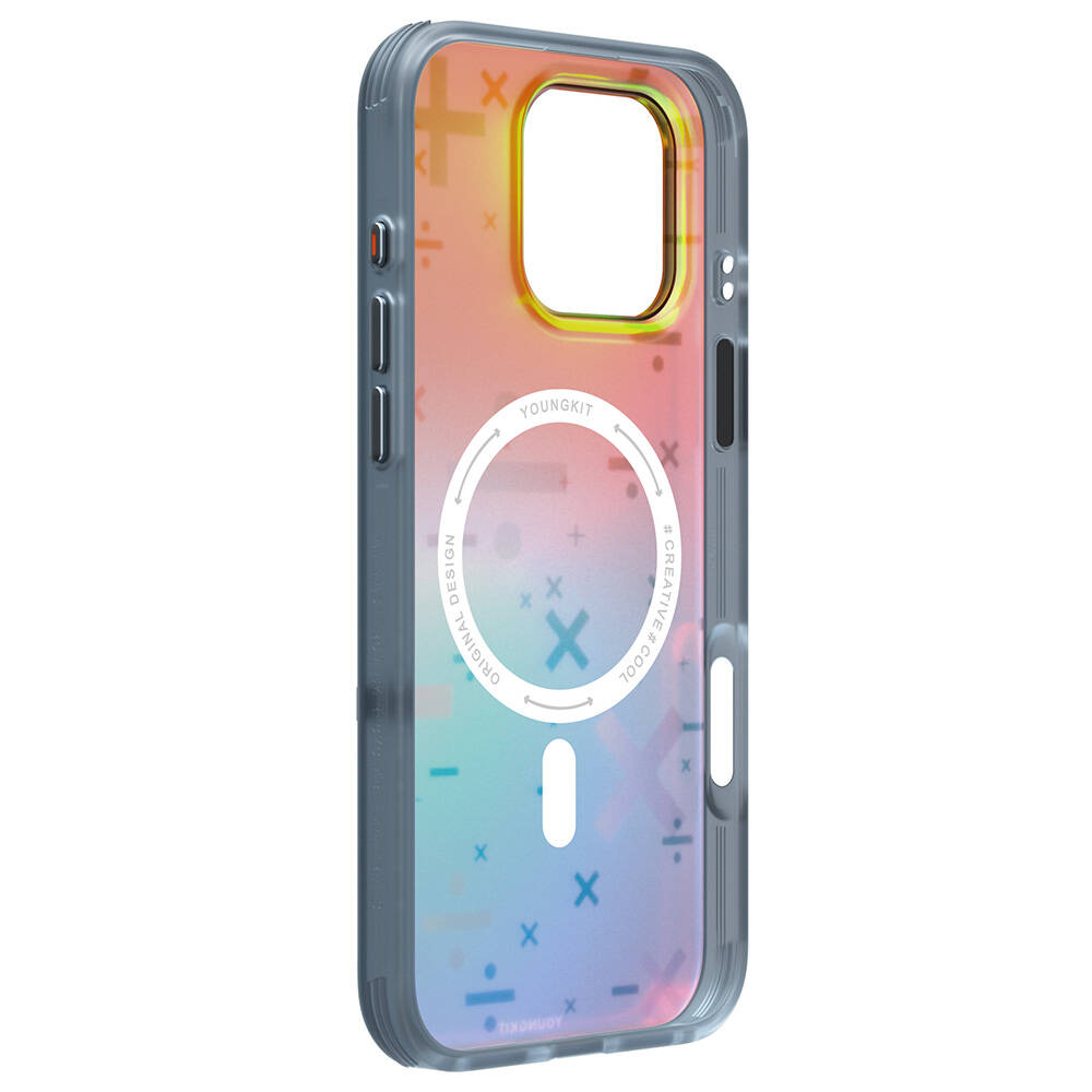 Apple iPhone 16 Pro Uyumlu Kılıf Magsafe Şarj Özellikli Youngkit Mathematical Serisi Kapak - 8