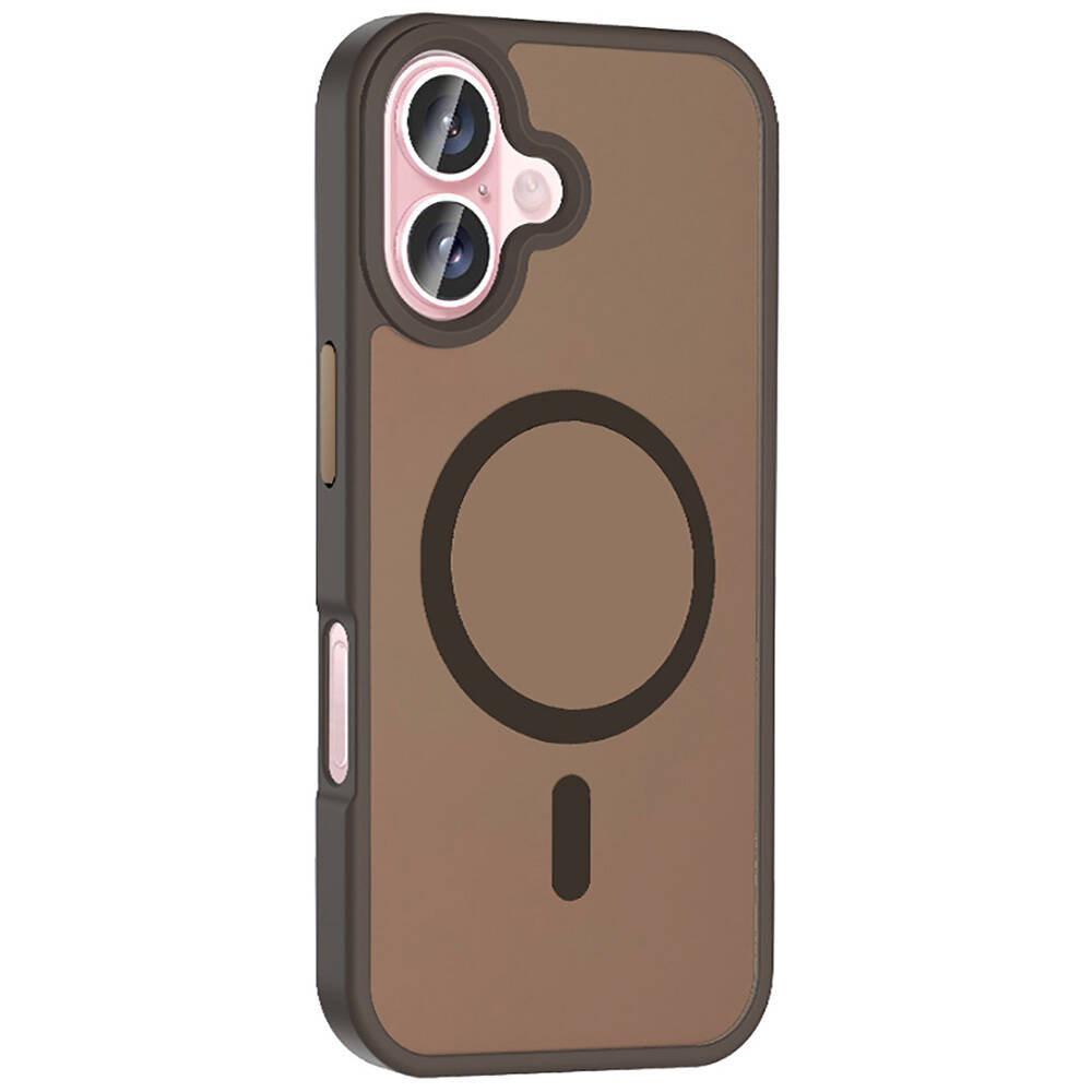 Apple iPhone 16 Plus Uyumlu Kılıf Magsafe Şarj Özellikli Mat Arka Yüzey Zore Sio Kapak - 8