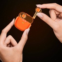 Recci REP-W50 Şeffaf Tasarım Hi-Fi Ses Kaliteli Bluetooth v.5.3 Amber Serisi Kulak İçi Kulaklık - 12