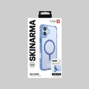 Apple iPhone 16 Plus Uyumlu Kılıf Magsafe Şarj Özellikli Şeffaf Airbag Tasarımlı Skinarma Saido Kapak - 15