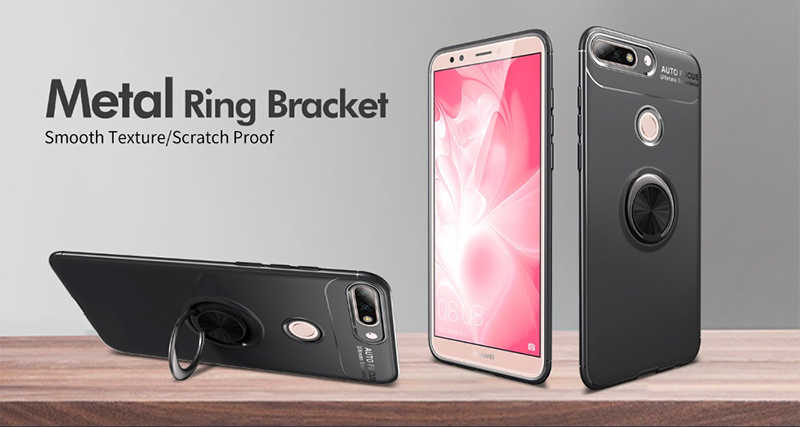 Huawei Y7 2018 Uyumlu Kılıf Zore Ravel Silikon Kapak - 8