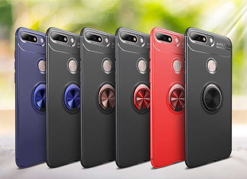 Huawei Y7 2018 Uyumlu Kılıf Zore Ravel Silikon Kapak - 10