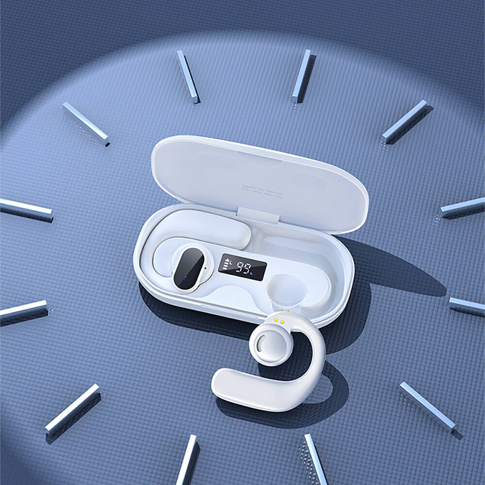 Recci REP-W60 Angel Serisi Dijital LED Göstergeli Hi-Fi Ses Kaliteli TWS Kulak İçi Bluetooth v.5.3 Kulaklık - 12