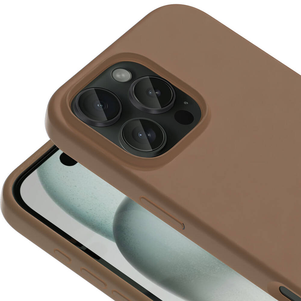 Apple iPhone 16 Pro Max Uyumlu Kılıf Magsafe Şarj Özellikli Sıvı Teknolojili Silinebilir Sert Zore Kivi Kapak - 5