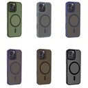 Apple iPhone 16 Pro Uyumlu Kılıf Magsafe Şarj Özellikli Mat Arka Yüzey Zore Sio Kapak - 1