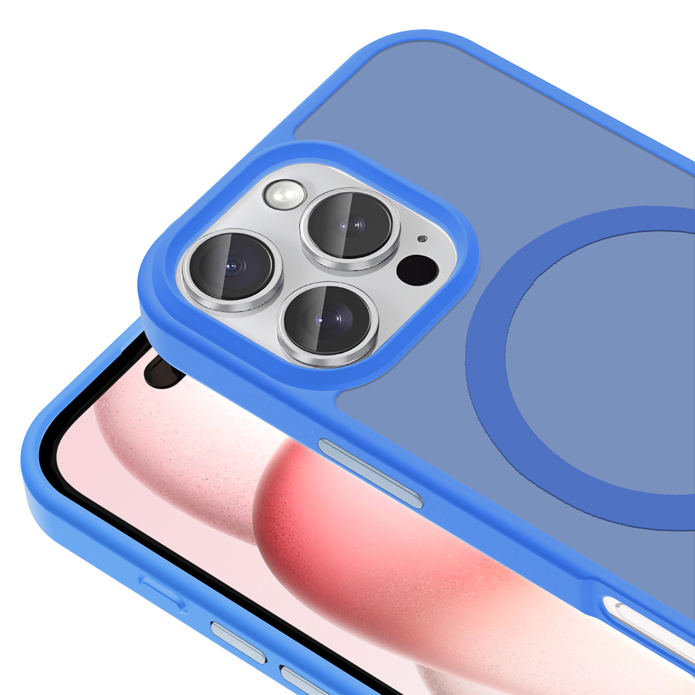 Apple iPhone 16 Pro Uyumlu Kılıf Magsafe Şarj Özellikli Mat Arka Yüzey Zore Sio Kapak - 9