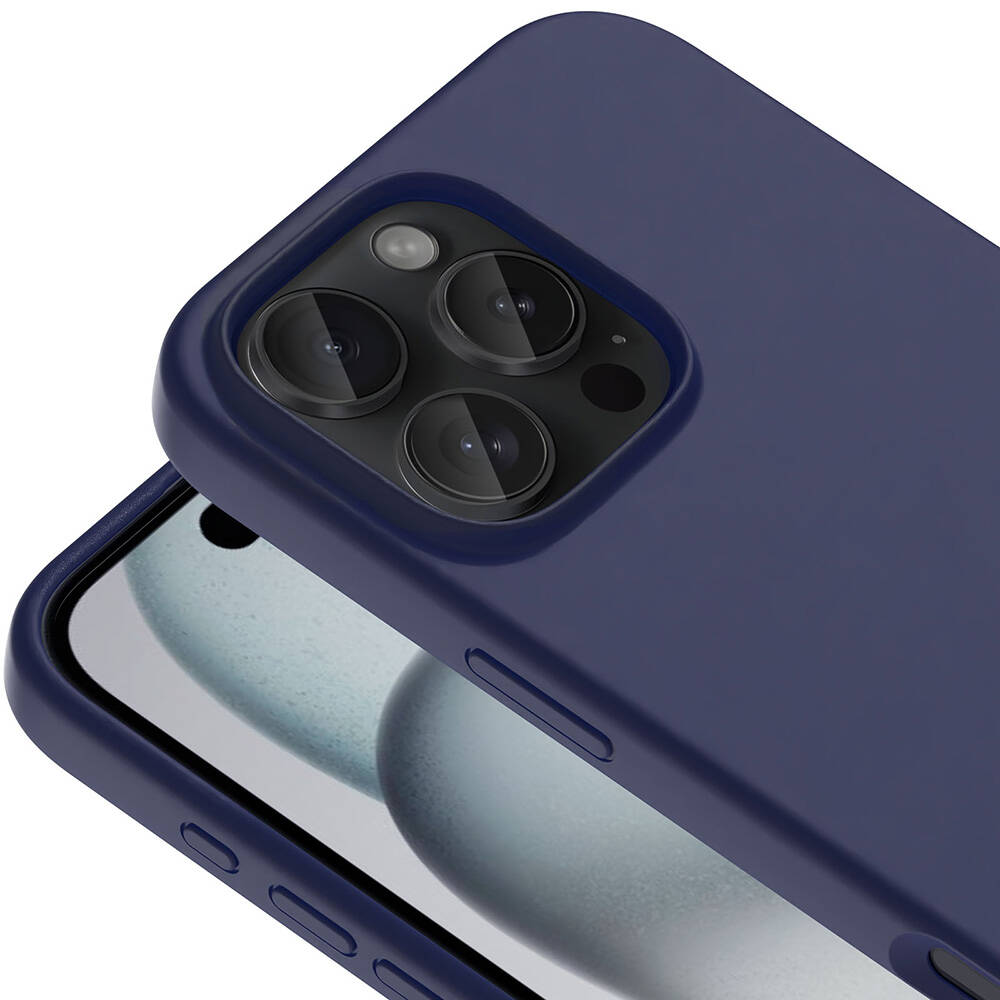 Apple iPhone 16 Pro Uyumlu Kılıf Magsafe Şarj Özellikli Sıvı Teknolojili Silinebilir Sert Zore Kivi Kapak - 3