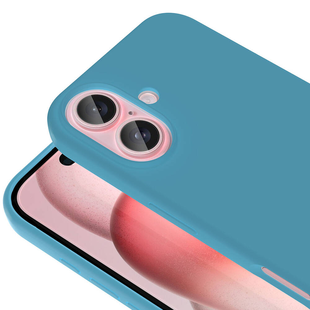 Apple iPhone 16 Plus Uyumlu Kılıf Magsafe Şarj Özellikli Sıvı Teknolojili Silinebilir Sert Zore Kivi Kapak - 5