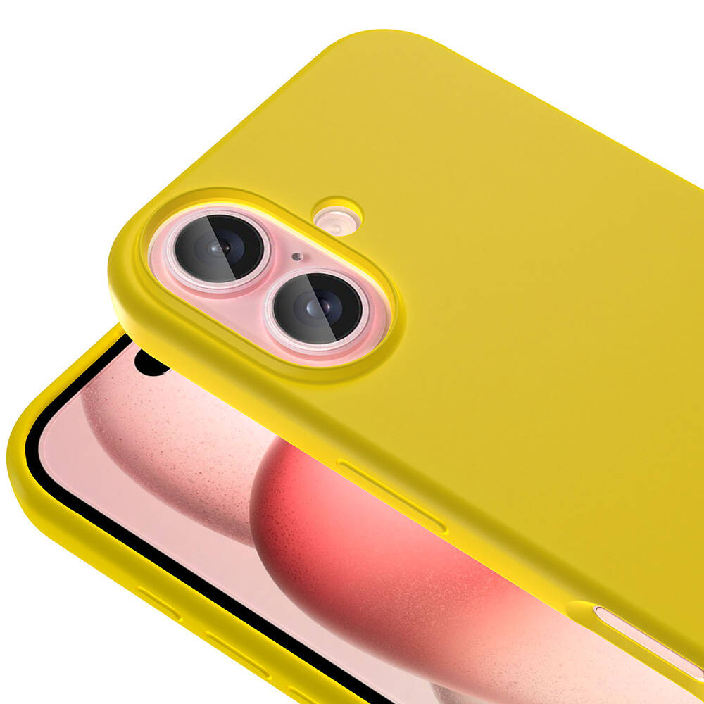 Apple iPhone 16 Uyumlu Kılıf Magsafe Şarj Özellikli Sıvı Teknolojili Silinebilir Sert Zore Kivi Kapak - 7