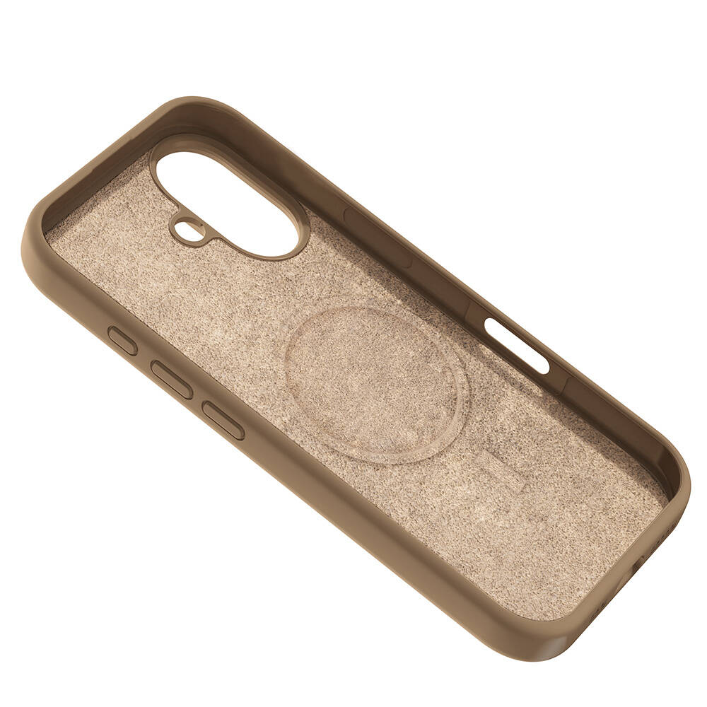 Apple iPhone 16 Uyumlu Kılıf Magsafe Şarj Özellikli Sıvı Teknolojili Silinebilir Sert Zore Kivi Kapak - 10