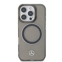 Apple iPhone 16 Pro Uyumlu Kılıf Mercedes Benz Orjinal Lisanslı Magsafe Şarj Özellikli Saydam Yüzey Silver Ring Kapak - 2