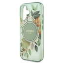 Apple iPhone 16 Plus Uyumlu Guess Orjinal Lisanslı Magsafe Şarj Özellikli IML Baskılı Yazı Logolu Flower Tonal Circle Kapak - 12