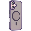 Apple iPhone 16 Uyumlu Kılıf Magsafe Şarj Özellikli Mat Arka Yüzey Zore Sio Kapak - 2