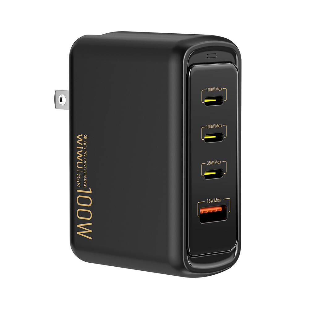 Wiwu Wi-U022W Warrior Serisi GaN Teknolojili 100W QC+PD Universal Hızlı Şarj Başlığı - 8