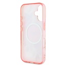 Apple iPhone 16 Uyumlu Guess Orjinal Lisanslı Magsafe Şarj Özellikli IML Baskılı Yazı Logolu Flower Tonal Circle Kapak - 13