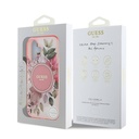 Apple iPhone 16 Uyumlu Guess Orjinal Lisanslı Magsafe Şarj Özellikli IML Baskılı Yazı Logolu Flower Tonal Circle Kapak - 14