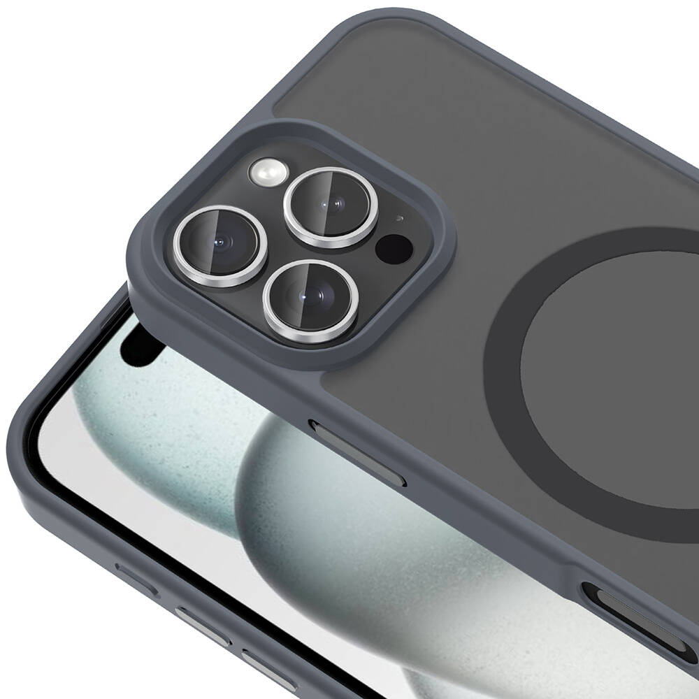 Apple iPhone 16 Pro Max Uyumlu Kılıf Magsafe Şarj Özellikli Mat Arka Yüzey Zore Sio Kapak - 3