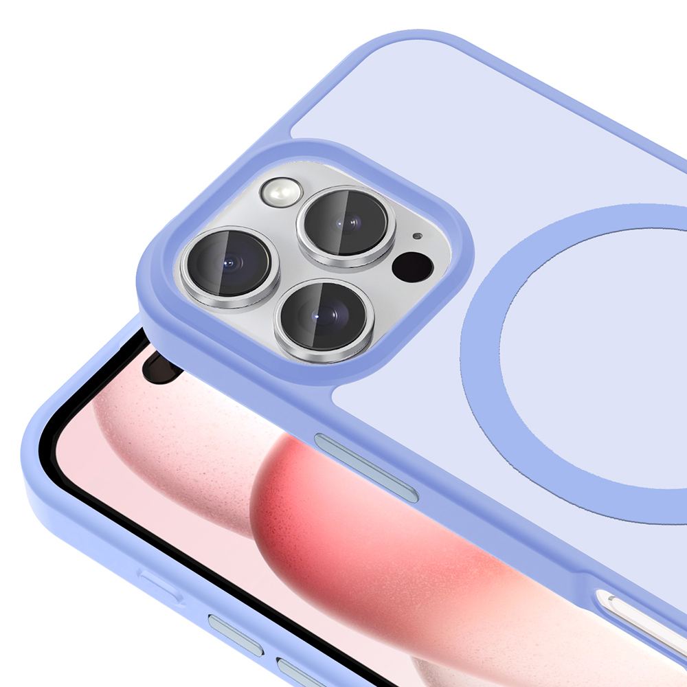 Apple iPhone 16 Pro Max Uyumlu Kılıf Magsafe Şarj Özellikli Mat Arka Yüzey Zore Sio Kapak - 9