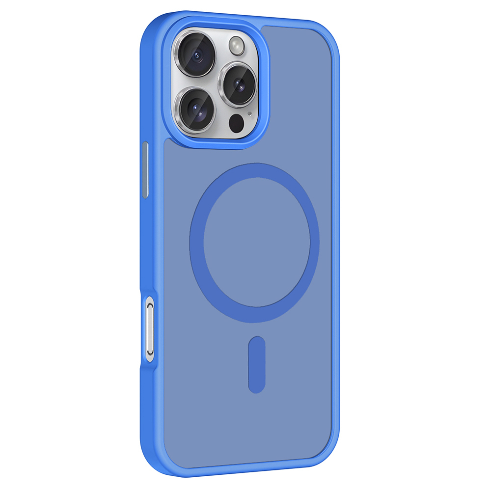 Apple iPhone 16 Pro Max Uyumlu Kılıf Magsafe Şarj Özellikli Mat Arka Yüzey Zore Sio Kapak - 19