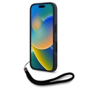 Apple iPhone 16 Pro Max Uyumlu Kılıf Karl Lagerfeld Orjinal Lisanslı Askılı Saffiano Athleisure Şerit Çizgili Kapak - 3