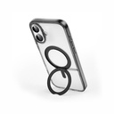 Apple iPhone 16 Uyumlu Kılıf Wiwu MCC-201 iShield Ultra Serisi Magsafe Şarj Özellikli Standlı Crystal Sert PC Kapak - 4