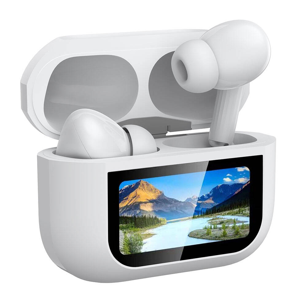 Lapas BTK-ZR76 ANC Özellikli Dokunmatik LCD Ekranlı TWS Kulak İçi Bluetooth v5.4 Kulaklık - 4