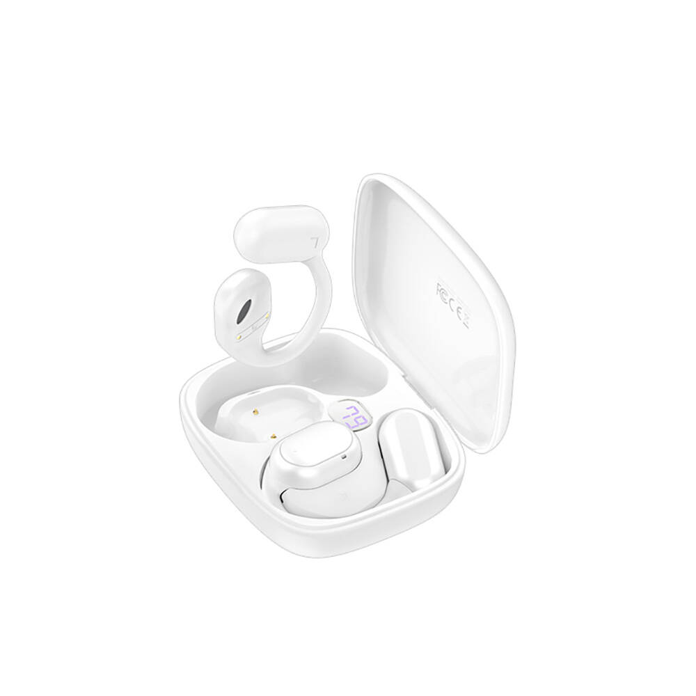 Recci REP-W76 OWS Wireless Hi-Fi Ses Kaliteli Dijital Led Göstergeli Bluetooth v.5.3 Elegant Serisi Kulak İçi Kulaklık - 7