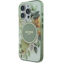Apple iPhone 16 Pro Uyumlu Kılıf Guess Orjinal Lisanslı Magsafe Şarj Özellikli Flower Tonal Circle Kapak - 9