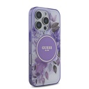 Apple iPhone 16 Pro Uyumlu Kılıf Guess Orjinal Lisanslı Magsafe Şarj Özellikli Flower Tonal Circle Kapak - 3
