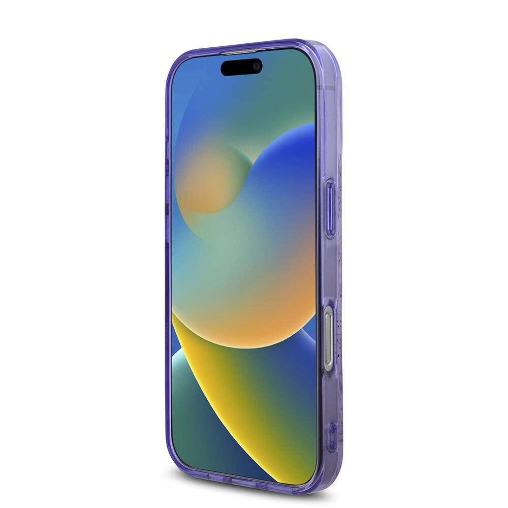 Apple iPhone 16 Pro Uyumlu Kılıf Guess Orjinal Lisanslı Magsafe Şarj Özellikli Flower Tonal Circle Kapak - 4