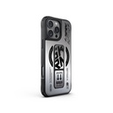 Apple iPhone 16 Pro Uyumlu Kılıf SkinArma Holografik Tasarımlı Standlı Deri Görünümlü Kira Kobai Kapak - 7