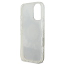 Apple iPhone 16 Uyumlu Kılıf Guess Orjinal Lisanslı Magsafe Şarj Özellikli LIQ Glitter Flower Kapak - 6