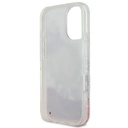 Apple iPhone 16 Uyumlu Kılıf Guess Orjinal Lisanslı Magsafe Şarj Özellikli LIQ Glitter Flower Kapak - 14