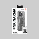 Apple iPhone 16 Pro Uyumlu Kılıf Skinarma Magsafe Şarj Özellikli Teknoloji Desenli Standlı Helio Kapak - 5