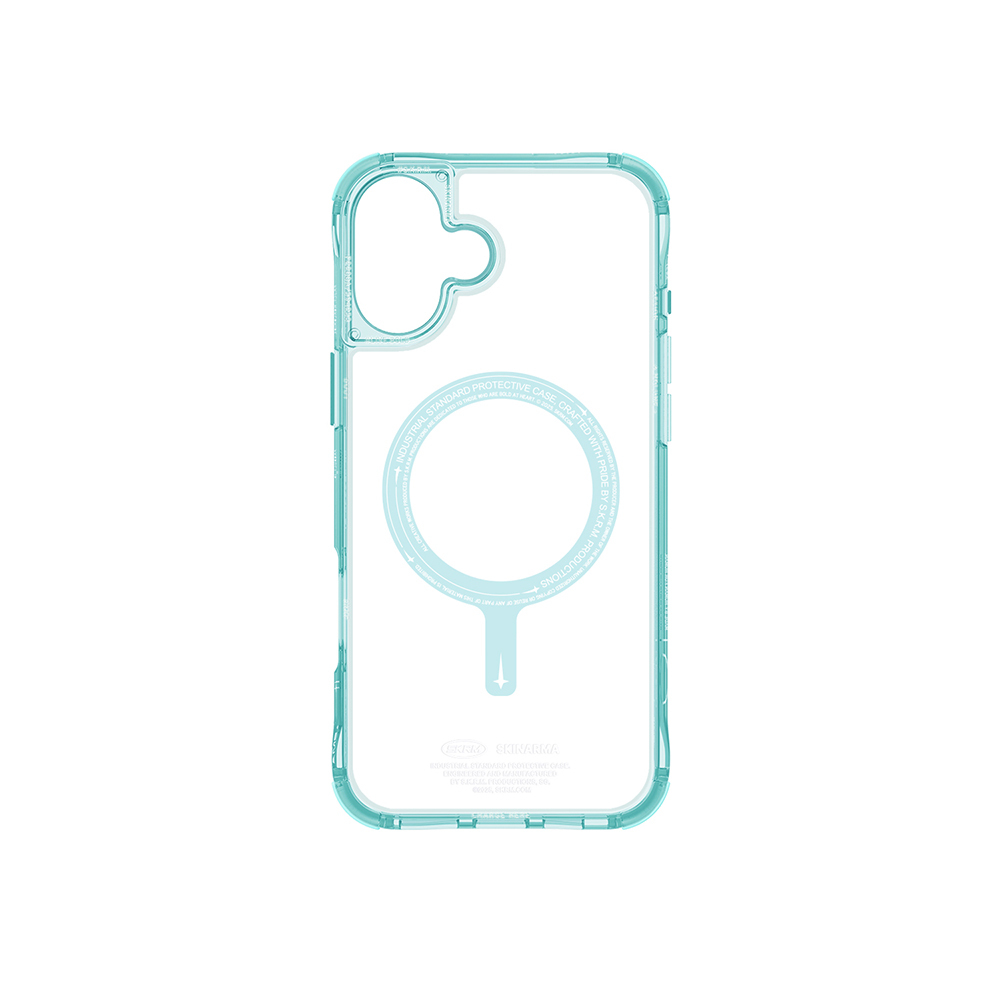 Apple iPhone 16 Uyumlu Kılıf Magsafe Şarj Özellikli Şeffaf Airbag Tasarımlı Skinarma Saido Kapak - 4