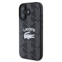 Apple iPhone 16 Plus Uyumlu Kılıf Lacoste Orjinal Lisanslı Magsafe Şarj Özellikli Mono Vintage Logo Kapak - 1