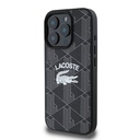 Apple iPhone 16 Pro Uyumlu Kılıf Lacoste Orjinal Lisanslı Magsafe Şarj Özellikli Mono Vintage Logo Kapak - 1