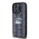 Apple iPhone 16 Pro Uyumlu Kılıf Lacoste Orjinal Lisanslı Magsafe Şarj Özellikli Mono Vintage Logo Kapak - 8