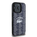 Apple iPhone 16 Pro Uyumlu Kılıf Lacoste Orjinal Lisanslı Magsafe Şarj Özellikli Mono Vintage Logo Kapak - 10