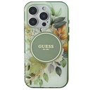 Apple iPhone 16 Pro Max Uyumlu Kılıf Guess Orjinal Lisanslı Magsafe Şarj Özellikli Flower Tonal Circle Kapak - 2