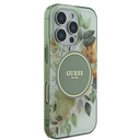 Apple iPhone 16 Pro Max Uyumlu Kılıf Guess Orjinal Lisanslı Magsafe Şarj Özellikli Flower Tonal Circle Kapak - 3