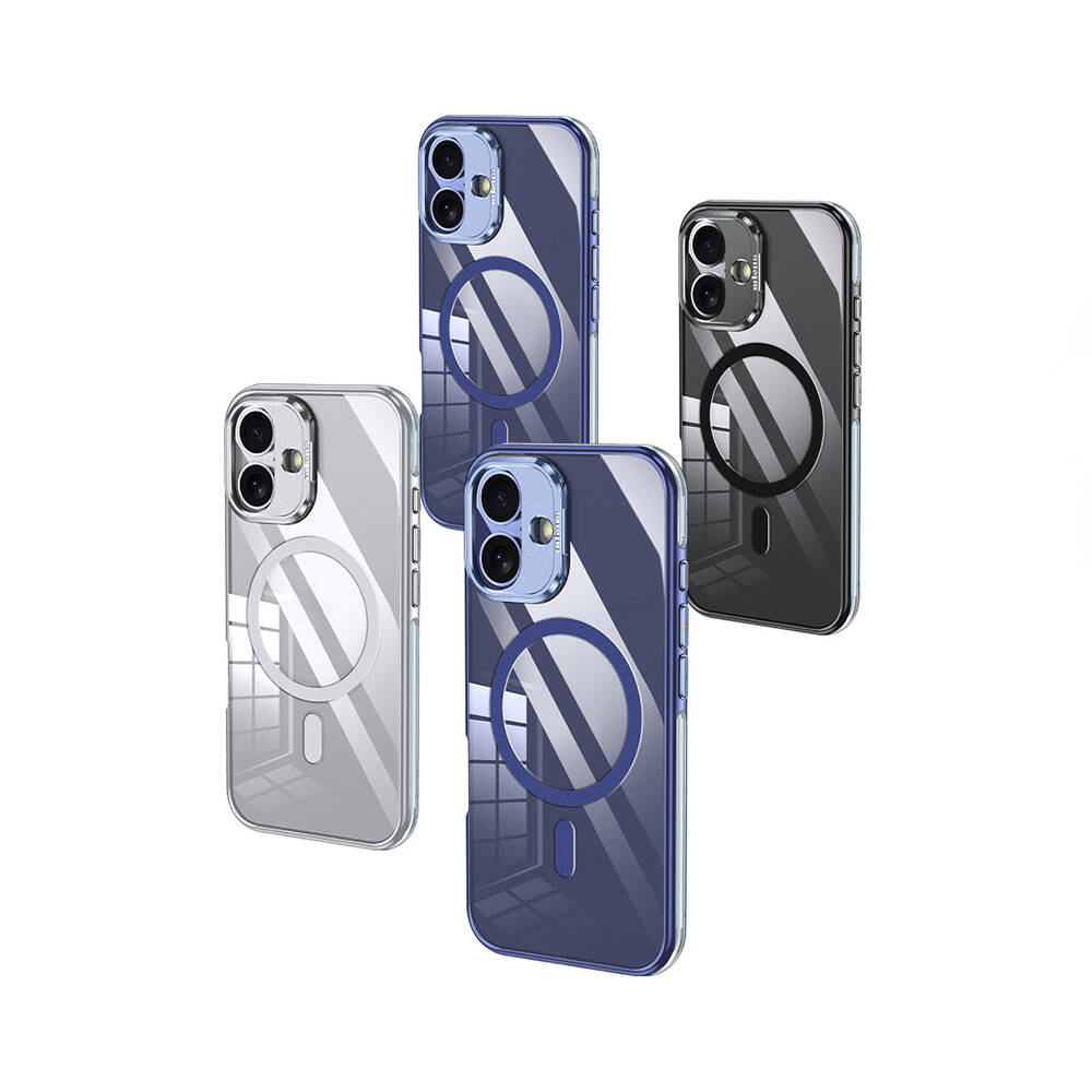 Apple iPhone 16 Plus Uyumlu Kılıf Magsafe Şarj Özellikli Wlons Standlı Efsane Kapak - 9